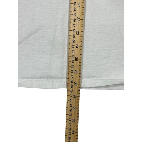 Auburn University War Eagle T-Shirt 2XL White Oversized College Graphic Tee - Picture 3 of 8